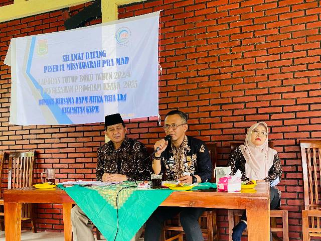 CAMAT HADIRI PRA MUSYAWARAH ANTAR DESA BUMDESMA MITRA REJA